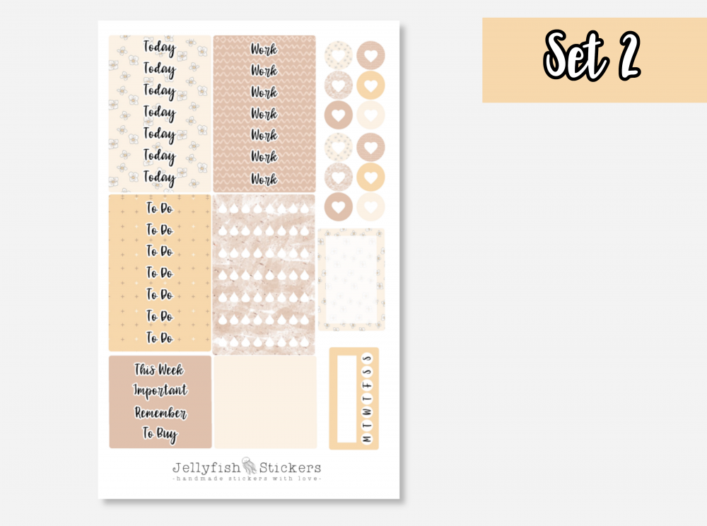 Mädchen Frühling Planer Kit Sticker Set